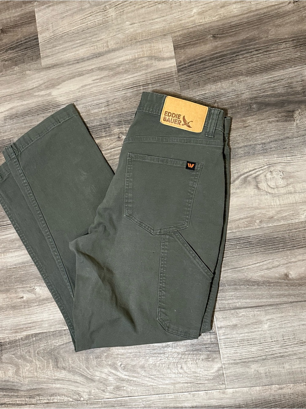 Eddie Bauer Olive Utility Pants